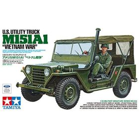 Tamiya 1/35 M151A1 Vietnam Plastik Askeri Araç Maket Kiti
