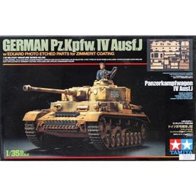 Tamiya 1/35 Pz. Kpfw. Lv Ausf. J W/ Photo Etch Plastik Tank Maket Kiti