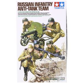 Tamiya 1/35 Russian Anti Tank Team Plastik Askeri Figür Maket Kiti