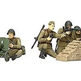Tamiya 1/35 Russian Anti Tank Team Plastik Askeri Figür Maket Kiti