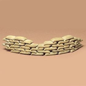 Tamiya 1/35 Sand Bag Plastik Kum Torbası Maket Kiti