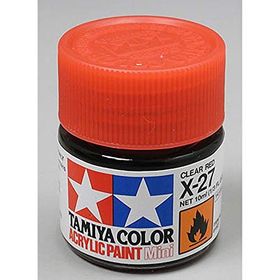 Tamiya X-27 10 ML Clear Red Parlak Akrilik Boya