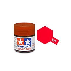 Tamiya X-27 10 ML Clear Red Parlak Akrilik Boya