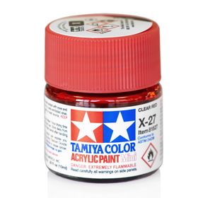 Tamiya X-27 10 ML Clear Red Parlak Akrilik Boya