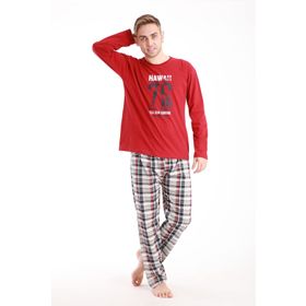 Tampap 2170 Bordo Erkek Pijama Takımı