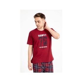 Tampap 2170 Bordo Erkek Pijama Takımı