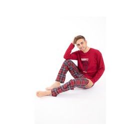 Tampap 2170 Bordo Erkek Pijama Takımı