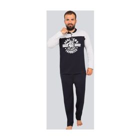 Tampap Düğmeli Erkek Pijama Takımı