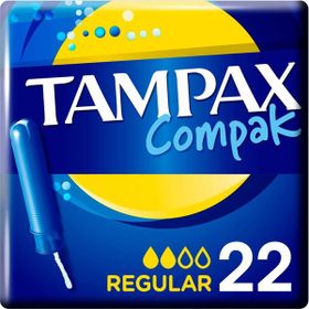 Tampax Compak Regular Aplikatörlü 22 Adet Tampon