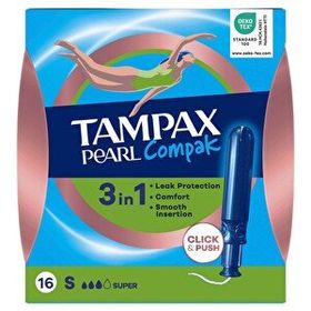 Tampax Pearl Compak Super 16'lı Tampon