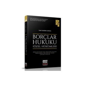 Tan Tahsin Zapata - 2023 Borçlar Hukuku Özel Hükümler Konu Anlatımı Altın Seri