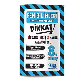 Tandem 8. Sınıf LGS Fen Bilimleri 8 Deneme Tandem Yayınları