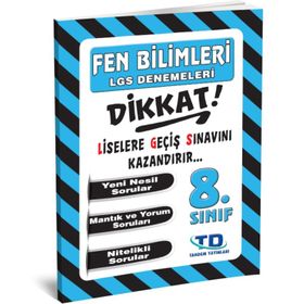 Tandem 8. Sınıf LGS Fen Bilimleri 8 Deneme Tandem Yayınları