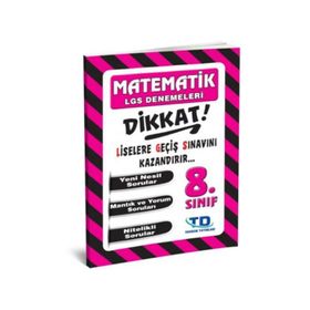 Tandem 8. Sınıf LGS Matematik 8 Deneme Tandem Yayınları
