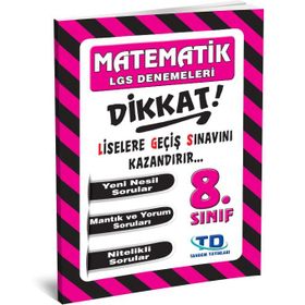 Tandem 8. Sınıf LGS Matematik 8 Deneme Tandem Yayınları