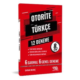 Tandem Otorite Türkçe 12 Deneme 8. Sınıf Tandem Yayınları