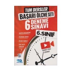 Tandem Yayınları 6. Sınıf Tüm Dersler Başarı Ölçme Seti 6 Deneme Sınavı