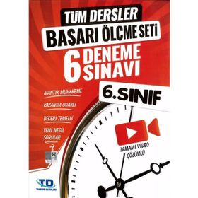 Tandem Yayınları 6. Sınıf Tüm Dersler Başarı Ölçme Seti 6 Deneme Sınavı