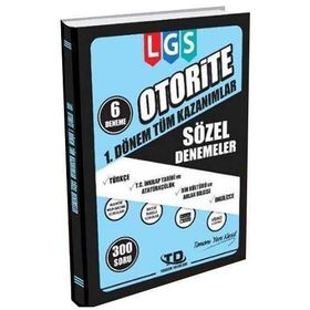 Tandem Yayınları 8. Sınıf LGS 1. Dönem Tüm Kazanımlar Otorite Sözel Denemeler