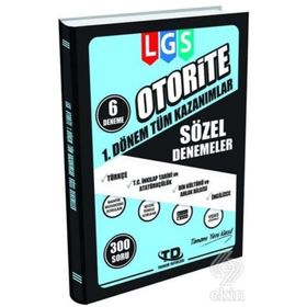 Tandem Yayınları 8. Sınıf LGS 1. Dönem Tüm Kazanımlar Otorite Sözel Denemeler