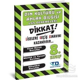 Tandem Yayınları 8. Sınıf LGS Din Kültürü Denemeleri