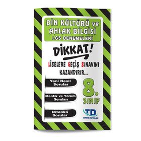 Tandem Yayınları 8. Sınıf LGS Din Kültürü Denemeleri