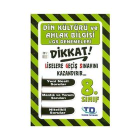 Tandem Yayınları 8. Sınıf LGS Din Kültürü Denemeleri