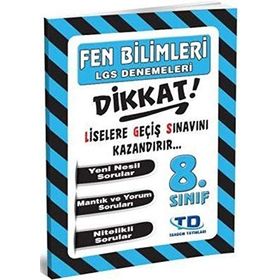 Tandem Yayınları 8. Sınıf LGS Fen Bilimleri Denemeleri