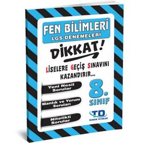 Tandem Yayınları 8. Sınıf LGS Fen Bilimleri Denemeleri