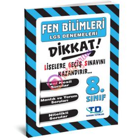 Tandem Yayınları 8. Sınıf LGS Fen Bilimleri Denemeleri