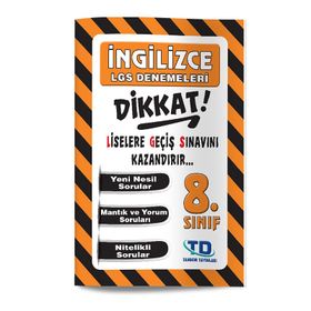 Tandem Yayınları 8. Sınıf LGS İngilizce Deneme