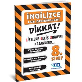 Tandem Yayınları 8. Sınıf LGS İngilizce Deneme