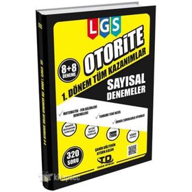 Tandem Yayınları 8. Sınıf LGS Otorite 1. Dönem Sayısal Denemeler
