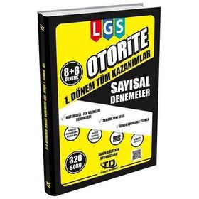 Tandem Yayınları 8. Sınıf LGS Otorite 1. Dönem Sayısal Denemeler