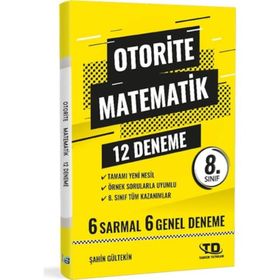 Tandem Yayınları 8. Sınıf LGS Otorite Matematik 12 Deneme