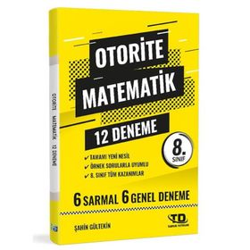 Tandem Yayınları 8. Sınıf LGS Otorite Matematik 12 Deneme