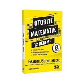 Tandem Yayınları 8. Sınıf LGS Otorite Matematik 12 Deneme