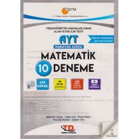 Tandem Yayınları AYT Matematik 10'lu Maraton Serisi Deneme