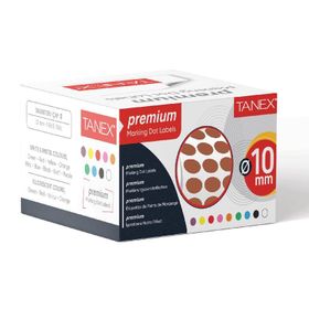 Tanex 10 mm 5000 Adet Kraft Nokta Etiket