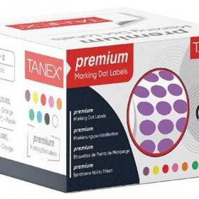 Tanex 10 mm 5000'li Mor Nokta Etiketi