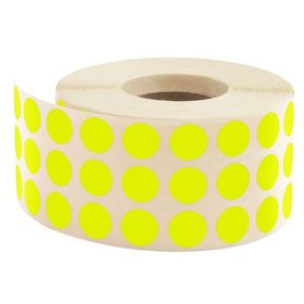 Tanex 10 mm 5000'Li Sarı Nokta Etiket