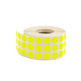 Tanex 10 mm Sarı 5000'li Nokta Etiketi
