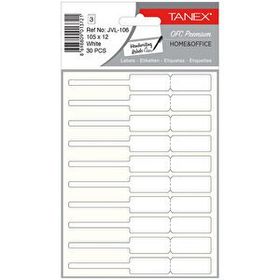 Tanex 105x12 mm 3'lü Kuyumcu Etiketi