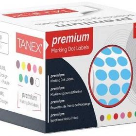 Tanex 10mm 5000'li Mavi Nokta Etiketi