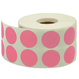 Tanex 20 mm 2500'Lü Pembe Nokta Etiket