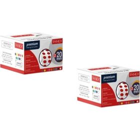 Tanex 20 mm Kırmızı 2500'lü Nokta Etiketi