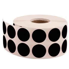 Tanex 20 mm Siyah 2500'lü 6'lı Nokta Etiketi