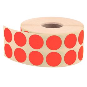 Tanex 20 mm Turuncu 2500'lü 6'lı Nokta Etiketi