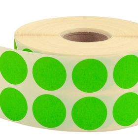 Tanex 20 mm Yeşil Nokta Etiketi