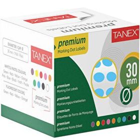 Tanex 30 mm 2000'Li Mavi Nokta Etiket